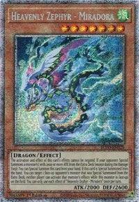 1st Edition, Blazing Vortex, Dragon, Effect Monster, Starlight Rare, Wind Heavenly Zephyr - Miradora (Starlight Rare) [BLVO-EN029] Starlight Rare - Trading Card World
