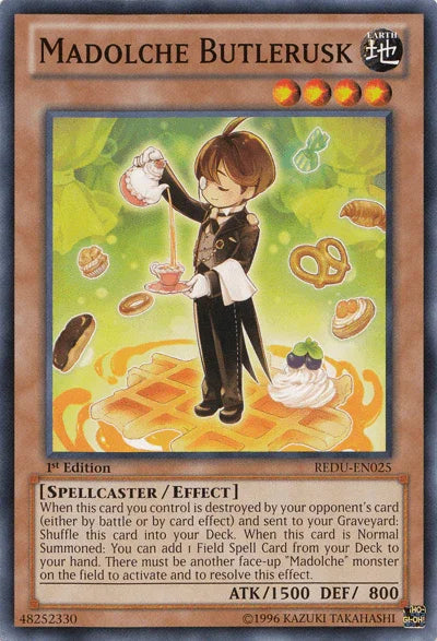 1st Edition, Common, Earth, Effect Monster, Return of the Duelist, Spellcaster, Unlimited Madolche Butlerusk [REDU-EN025] Common - Trading Card World