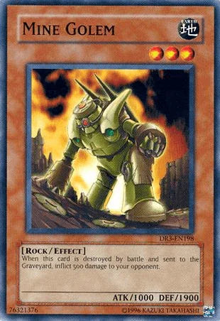 Common, Dark Revelation Volume 3, Earth, Effect Monster, Rock, Unlimited Mine Golem [DR3-EN198] Common - Trading Card World