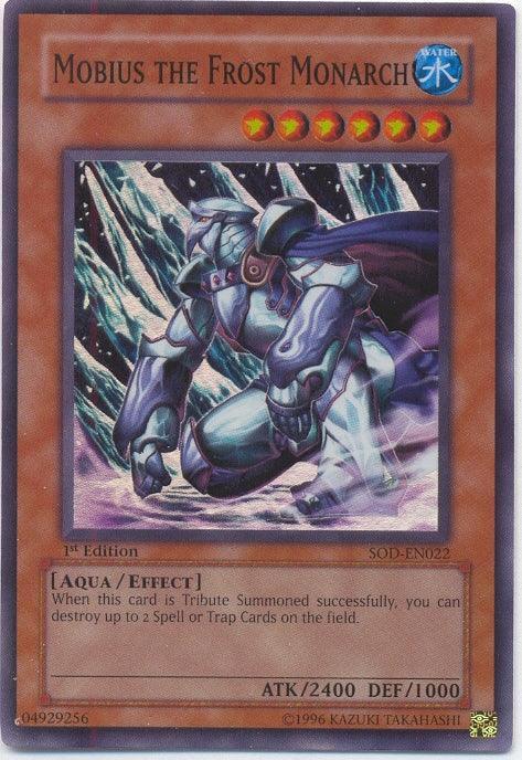 1st Edition, Aqua, Effect Monster, Soul of the Duelist, Super Rare, Unlimited, Water Mobius the Frost Monarch [SOD-EN022] Super Rare - Trading Card World