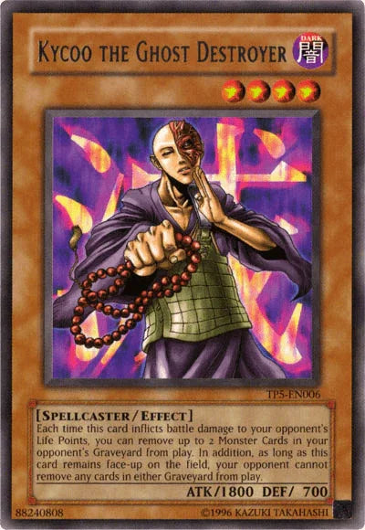 Dark, Effect Monster, Rare, Spellcaster, Tournament Pack 5, Unlimited Kycoo the Ghost Destroyer [TP5-EN006] Rare - Trading Card World