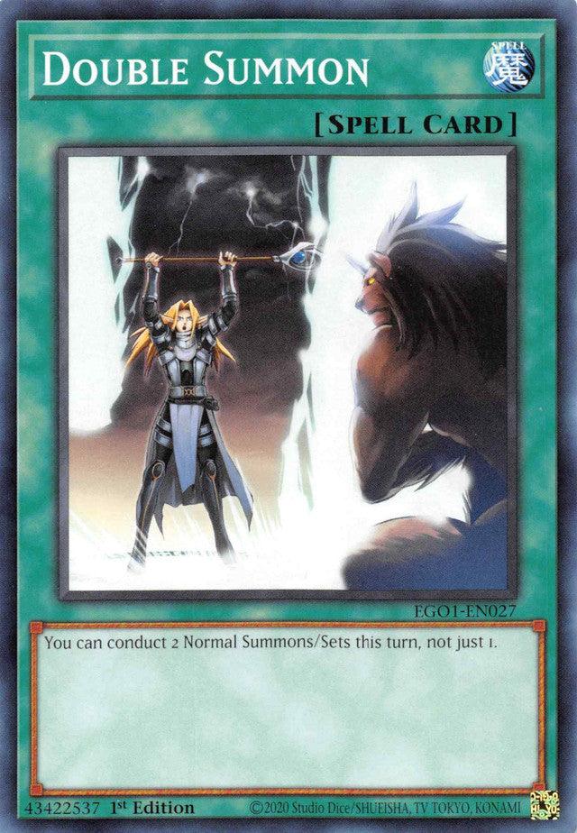 Common, Egyptian God Deck: Obelisk the Tormentor Unlimited, Normal Spell, Spell, Unlimited Double Summon [EGO1-EN027] Common - Trading Card World