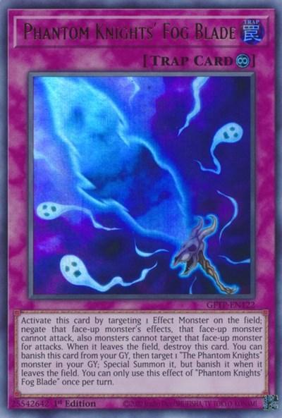 1st Edition, Continuous Trap, Ghosts from the Past, Trap, Ultra Rare Phantom Knights' Fog Blade [GFTP-EN122] Ultra Rare - Trading Card World