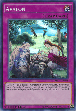 1st Edition, 2015 Mega-Tins Mega Pack, Normal Trap, Super Rare, Trap Avalon [MP15-EN053] Super Rare - Trading Card World
