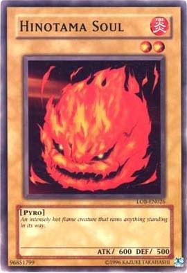 Common, Fire, Normal Monster, Pyro, The Legend of Blue Eyes White Dragon, Unlimited Hinotama Soul [LOB-EN026] Common - Trading Card World