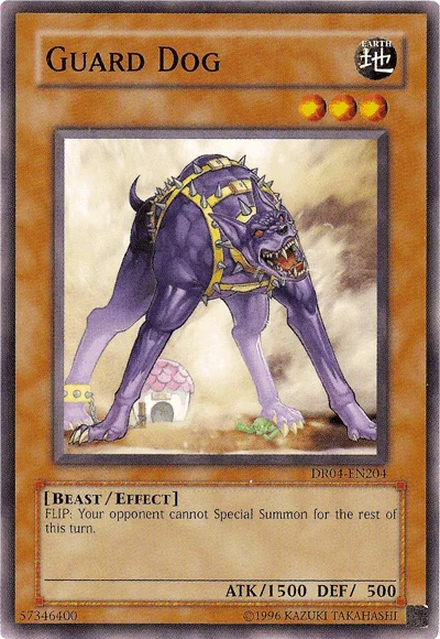 Beast, Common, Dark Revelation Volume 4, Earth, Effect Monster, Unlimited Guard Dog [DR04-EN204] Common - Trading Card World