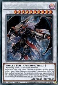 1st Edition, Dark, Legendary Duelists: Season 2, Secret Rare, Synchro/Effect Monster, Winged Beast Blackwing Full Armor Master [LDS2-EN044] Secret Rare - Trading Card World