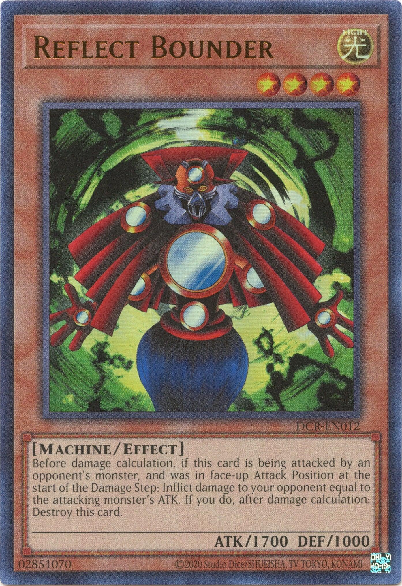Dark Crisis (25th Anniversary Edition), Effect Monster, Light, Machine, Ultra Rare, Unlimited Reflect Bounder (25th Anniversary) [DCR-EN012] Ultra Rare - Trading Card World