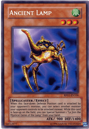 Effect Monster, Retro Pack 1, Secret Rare, Spellcaster, Unlimited, Wind Ancient Lamp [RP01-EN100] Secret Rare - Trading Card World