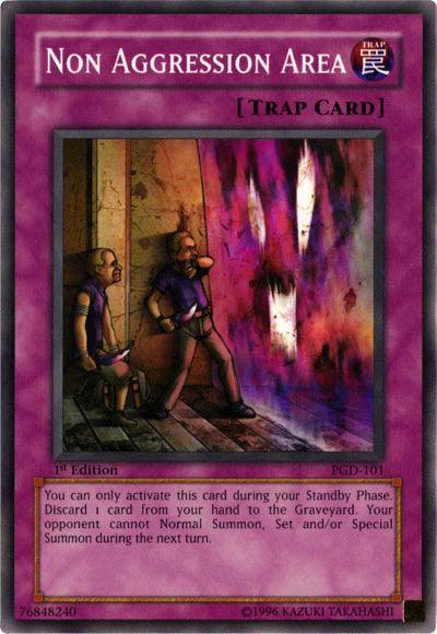 1st Edition, Common, Normal Trap, Pharaonic Guardian, Trap, Unlimited Non Aggression Area [PGD-101] Common - Trading Card World