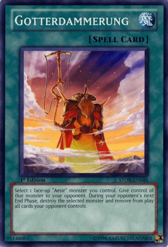 1st Edition, Common, Normal Spell, Spell, Storm of Ragnarok, Unlimited Gotterdammerung [STOR-EN046] Common - Trading Card World