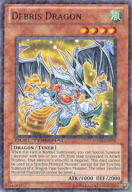 Common, Dragon, Duel Terminal 3, Limited, Tuner Monster, Wind Debris Dragon [DT03-EN051] Common - Trading Card World