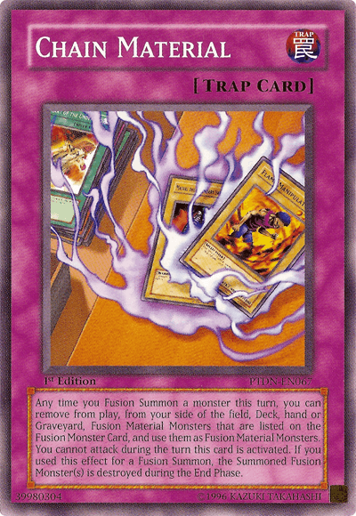 1st Edition, Common, Normal Trap, Phantom Darkness, Trap, Unlimited Chain Material [PTDN-EN067] Common - Trading Card World