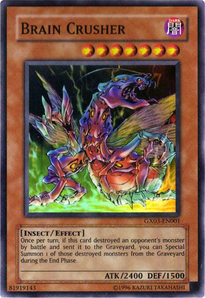 Dark, Effect Monster, GX Spirit Caller Promo, Insect, Limited, Super Rare Brain Crusher [GX03-EN001] Super Rare - Trading Card World