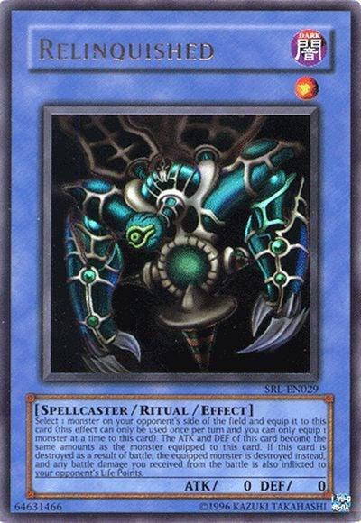 Dark, Ritual/Effect Monster, Spell Ruler, Spellcaster, Ultra Rare, Unlimited Relinquished [SRL-EN029] Ultra Rare - Trading Card World