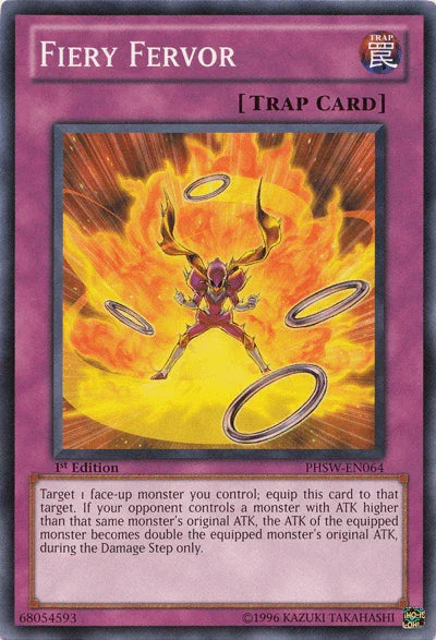 1st Edition, Common, Normal Trap, Photon Shockwave, Trap, Unlimited Fiery Fervor [PHSW-EN064] Common - Trading Card World