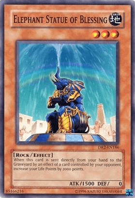 Common, Dark Revelation Volume 2, Earth, Effect Monster, Rock, Unlimited Elephant Statue of Blessing [DR2-EN186] Common - Trading Card World