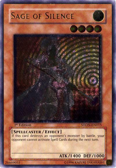 1st Edition, Effect Monster, Light, Spellcaster, Strike of Neos, Ultimate Rare, Unlimited Sage of Silence [STON-EN015] Ultimate Rare - Trading Card World