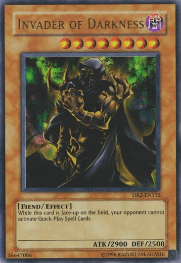 Dark, Dark Revelation Volume 2, Effect Monster, Fiend, Ultra Rare, Unlimited Invader of Darkness [DR2-EN112] Ultra Rare - Trading Card World