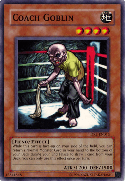 Common, Dark Revelation Volume 2, Earth, Effect Monster, Fiend, Unlimited Coach Goblin [DR2-EN015] Common - Trading Card World