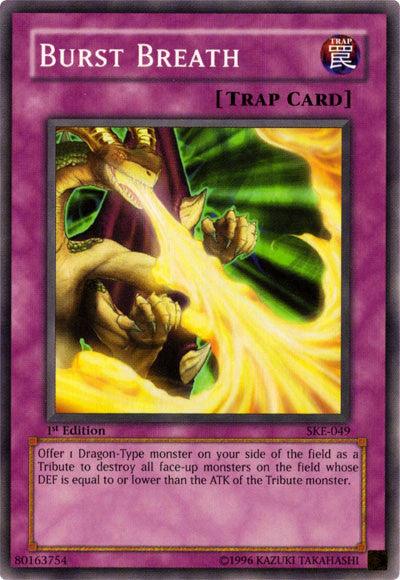 1st Edition, Common, Normal Trap, Starter Deck: Kaiba Evolution, Trap, Unlimited Burst Breath [SKE-049] Common - Trading Card World
