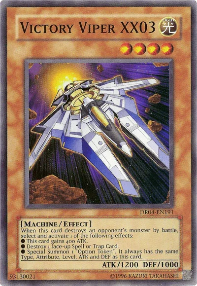 Dark Revelation Volume 4, Effect Monster, Light, Machine, Super Rare, Unlimited Victory Viper XX03 [DR04-EN191] Super Rare - Trading Card World