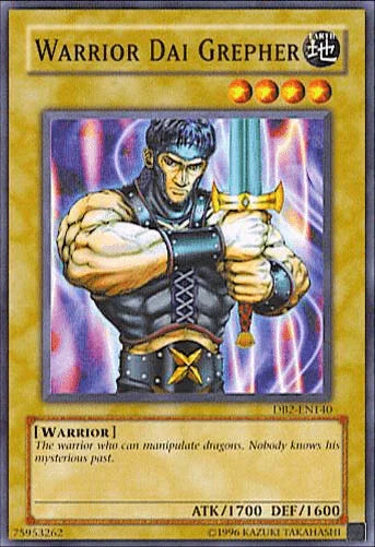 Common, Dark Beginning 2, Earth, Normal Monster, Unlimited, Warrior Warrior Dai Grepher [DB2-EN140] Common - Trading Card World