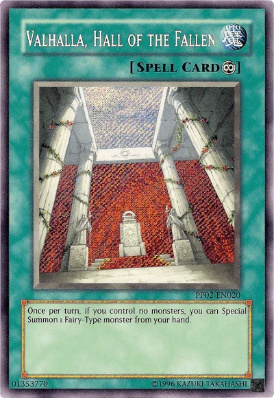Continuous Spell, Premium Pack 2, Secret Rare, Spell, Unlimited Valhalla, Hall of the Fallen [PP02-EN020] Secret Rare - Trading Card World