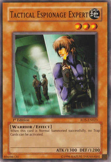 1st Edition, Common, Earth, Effect Monster, Rise of Destiny, Unlimited, Warrior Tactical Espionage Expert [RDS-EN023] Common - Trading Card World