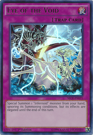 1st Edition, Normal Trap, Secrets of Eternity, Trap, Ultra Rare, Unlimited Eye of the Void [SECE-EN071] Ultra Rare - Trading Card World