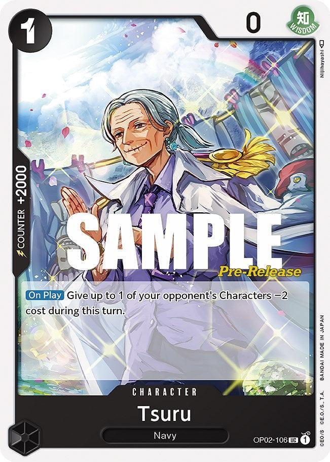 Character, Navy, Paramount War, Paramount War Pre-Release Cards, Uncommon Tsuru [Paramount War Pre-Release Cards] - Trading Card World