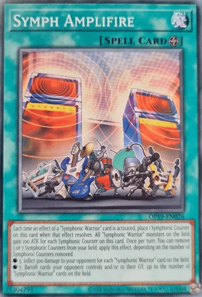 Common, Field Spell, OTS Tournament Pack 19, Spell, Unlimited Symph Amplifire [OP19-EN026] Common - Trading Card World