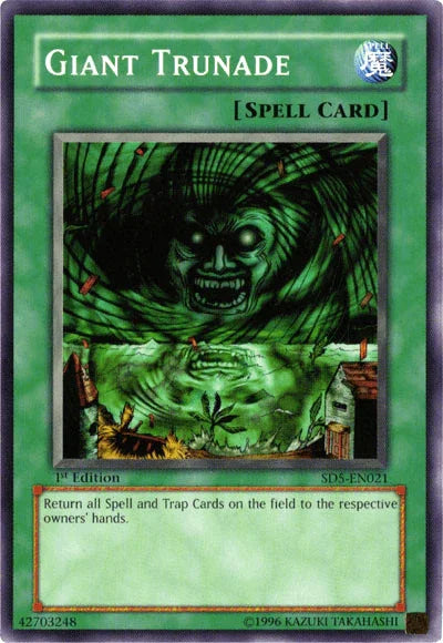 1st Edition, Common, Normal Spell, Spell, Structure Deck: Warrior's Triumph Giant Trunade [SD5-EN021] Common - Trading Card World