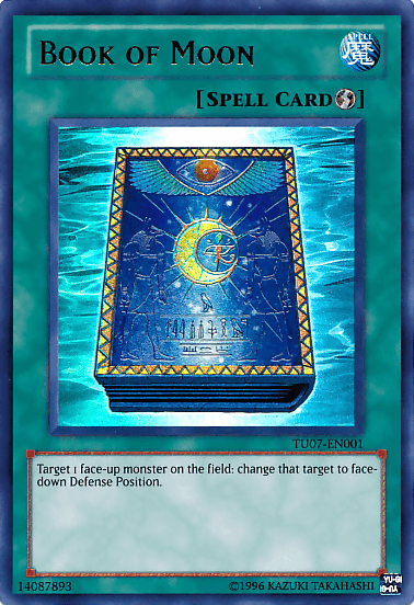 Quick Play Spell, Spell, Turbo Pack: Booster Seven, Ultra Rare, Unlimited Book of Moon [TU07-EN001] Ultra Rare - Trading Card World