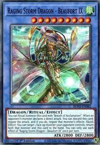 1st Edition, Blazing Vortex, Common, Dragon, Ritual/Effect Monster, Wind Raging Storm Dragon - Beaufort IX [BLVO-EN082] Common - Trading Card World