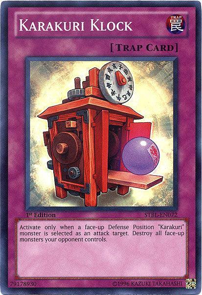1st Edition, Normal Trap, Starstrike Blast, Super Rare, Trap Karakuri Klock [STBL-EN072] Super Rare - Trading Card World