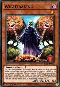 1st Edition, Blazing Vortex, Dark, Effect Monster, Super Rare, Zombie Wightbaking [BLVO-EN035] Super Rare - Trading Card World