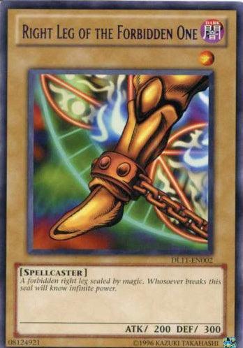 Dark, Duelist League Promo, Normal Monster, Rare, Spellcaster, Unlimited Right Leg of the Forbidden One (Red) [DL11-EN002] Rare - Trading Card World