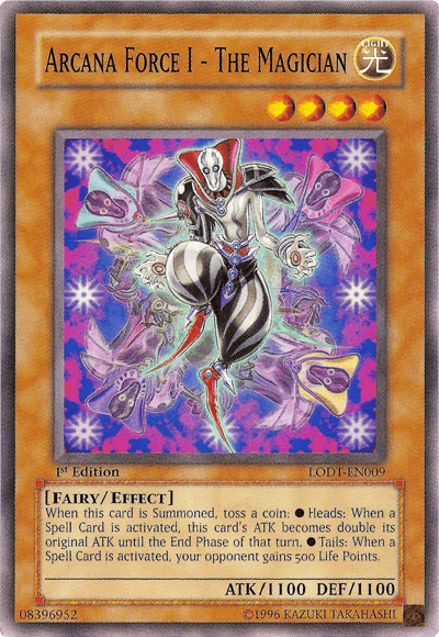 1st Edition, Common, Effect Monster, Fairy, Light, Light of Destruction, Unlimited Arcana Force I - The Magician [LODT-EN009] Common - Trading Card World