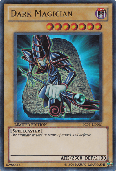Dark, Legendary Collection 1, Limited, Normal Monster, Spellcaster, Ultra Rare Dark Magician [LC01-EN005] Ultra Rare - Trading Card World