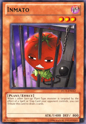 Dark, Duelist League Promo, Effect Monster, Plant, Rare, Unlimited Inmato (Green) [DL11-EN012] Rare - Trading Card World