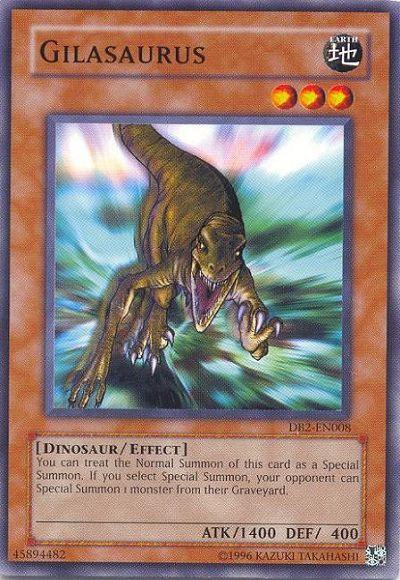 Common, Dark Beginning 2, Dinosaur, Earth, Effect Monster, Unlimited Gilasaurus [DB2-EN008] Common - Trading Card World