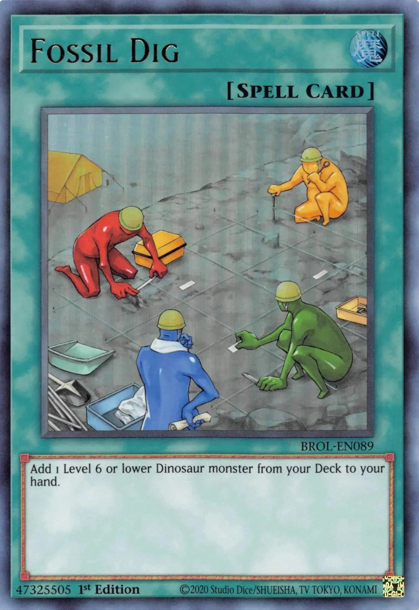 1st Edition, Brothers of Legend, Normal Spell, Spell, Ultra Rare Fossil Dig [BROL-EN089] Ultra Rare - Trading Card World