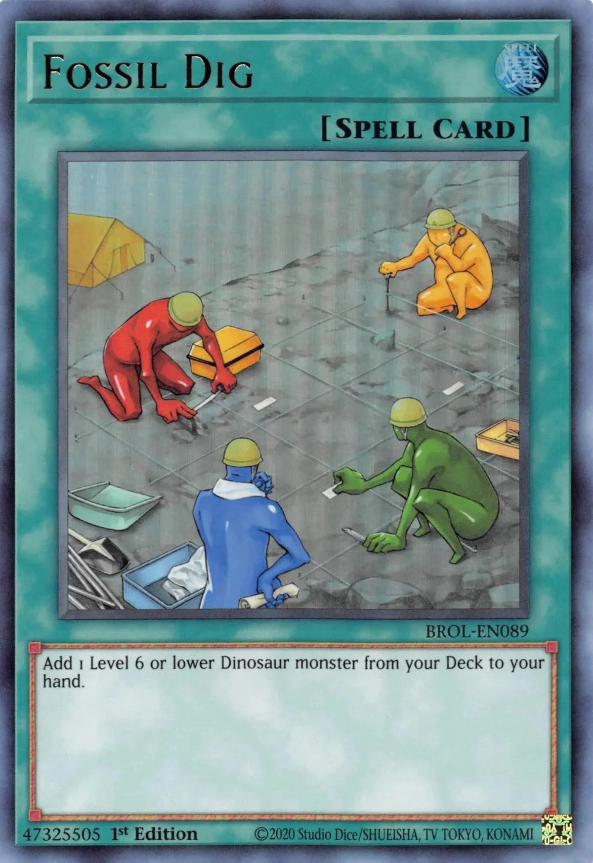 1st Edition, Brothers of Legend, Normal Spell, Spell, Ultra Rare Fossil Dig [BROL-EN089] Ultra Rare - Trading Card World