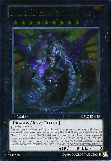 1st Edition, Cosmo Blazer, Dark, Dragon, Ultimate Rare, Unlimited, Xyz/Effect Monster Number 92: Heart-eartH Dragon [CBLZ-EN045] Ultimate Rare - Trading Card World