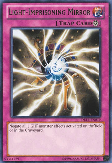Continuous Trap, Duelist League Promo, Rare, Trap, Unlimited Light-Imprisoning Mirror (Green) [DL14-EN019] Rare - Trading Card World