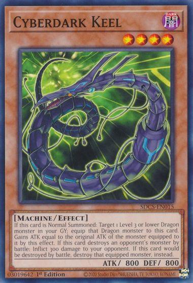 1st Edition, Common, Cyber Strike, Dark, Effect Monster, Machine, Unlimited Cyberdark Keel [SDCS-EN015] Common - Trading Card World