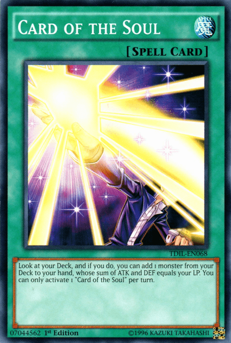 1st Edition, Common, Normal Spell, Spell, The Dark Illusion, Unlimited Card of the Soul [TDIL-EN068] Common - Trading Card World