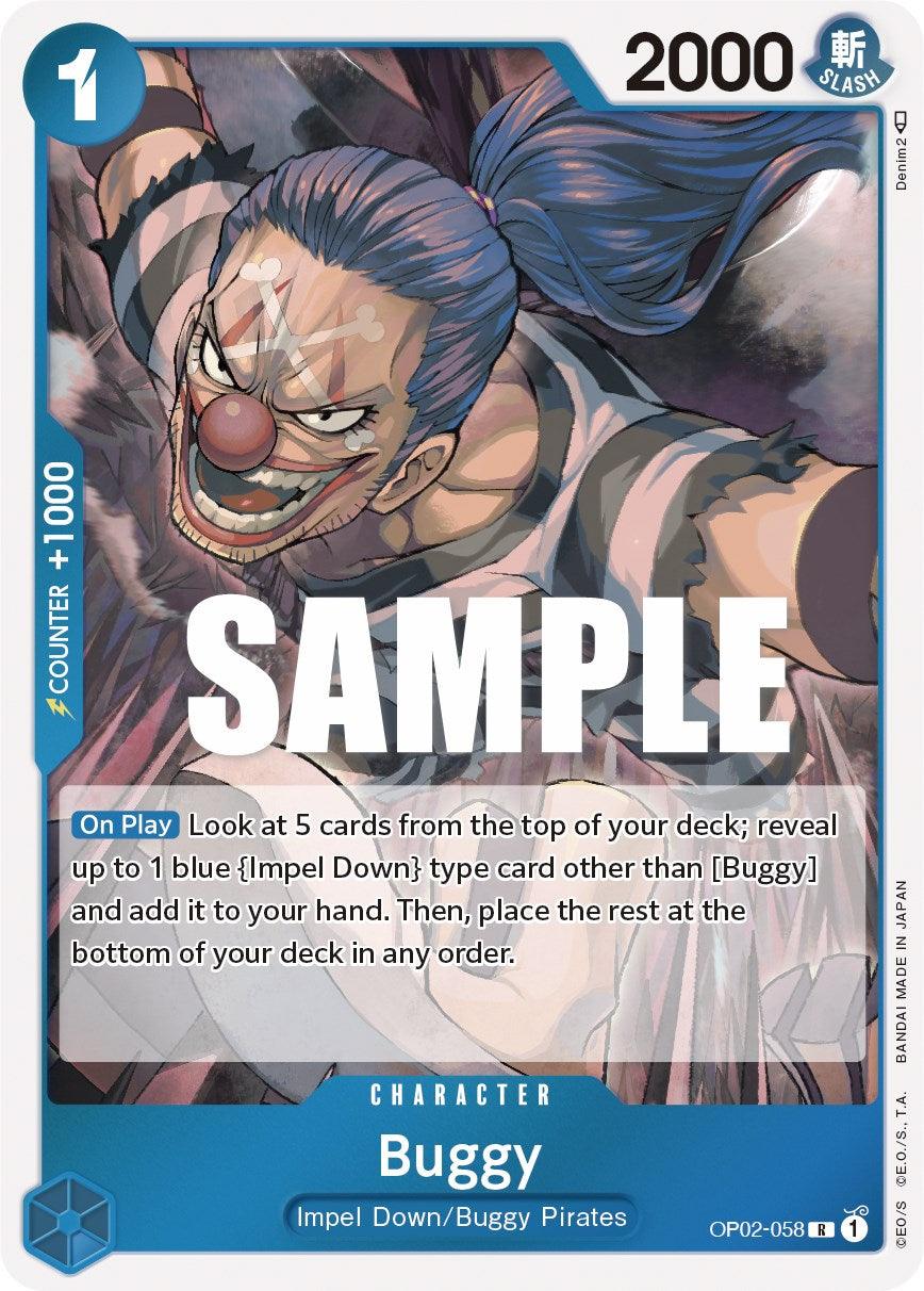 Buggy Pirates, Character, Impel Down, Paramount War, Rare Buggy [Paramount War] - Trading Card World