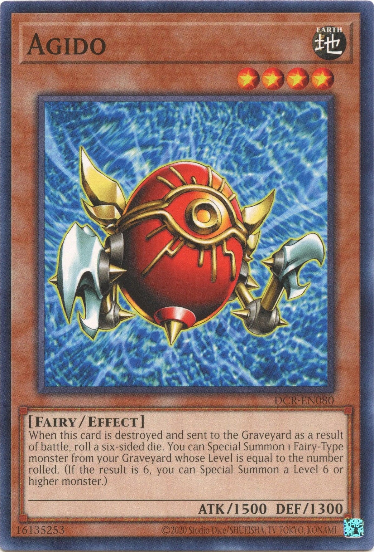 Common, Dark Crisis (25th Anniversary Edition), Earth, Effect Monster, Fairy, Unlimited Agido (25th Anniversary) [DCR-EN080] Common - Trading Card World